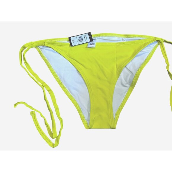 Fredericks of Hollywood NWT Cheeky Tie Side Bikini Bottoms Sz XL Womens Yellow - Picture 3 of 7